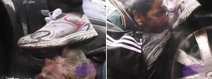 cucciolopage-505模特俩女王野外运动鞋践踏羞辱畜生泥地践踏满嘴泥